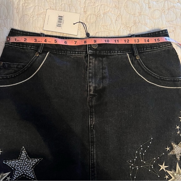 Spell Celestial Embellished Denim Skirt - Picture 9 of 15